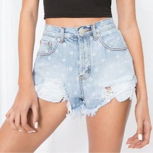 Super down Star Jean Short